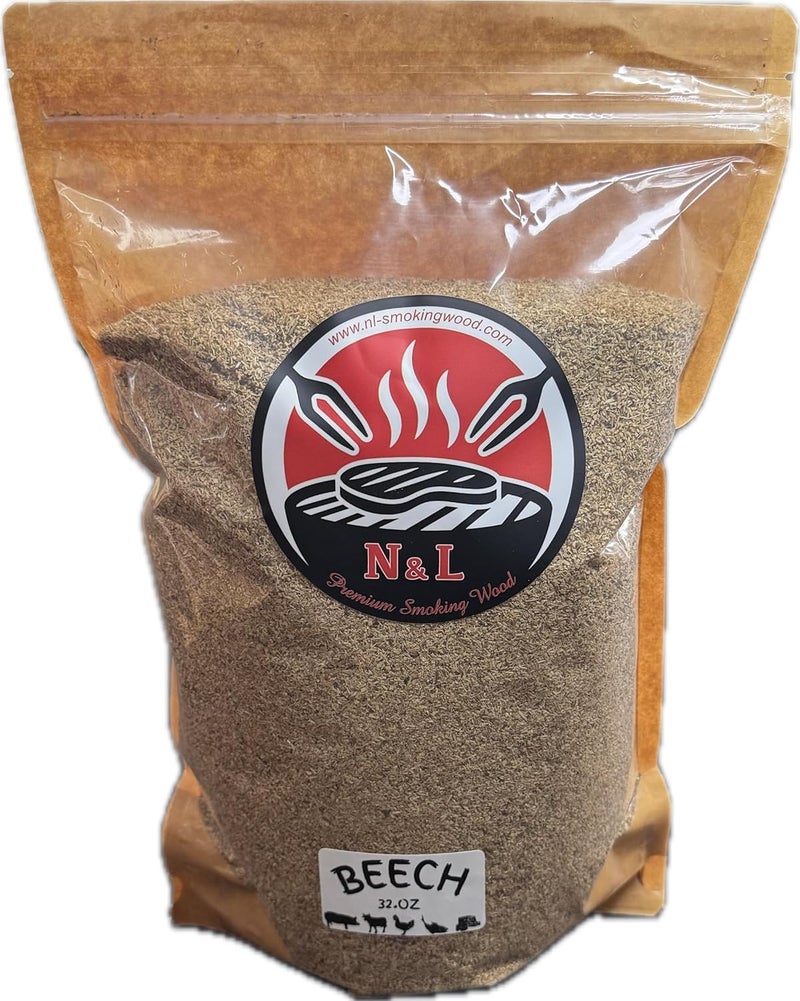 NL BBQ Premium Smoking Wood OAK-CHERRY-BEECH-ALDER (Beech Sawdust) - Image 2